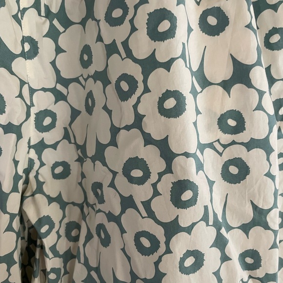 Floral Patterned Wide-Leg Culottes Pants - Picture 6 of 7